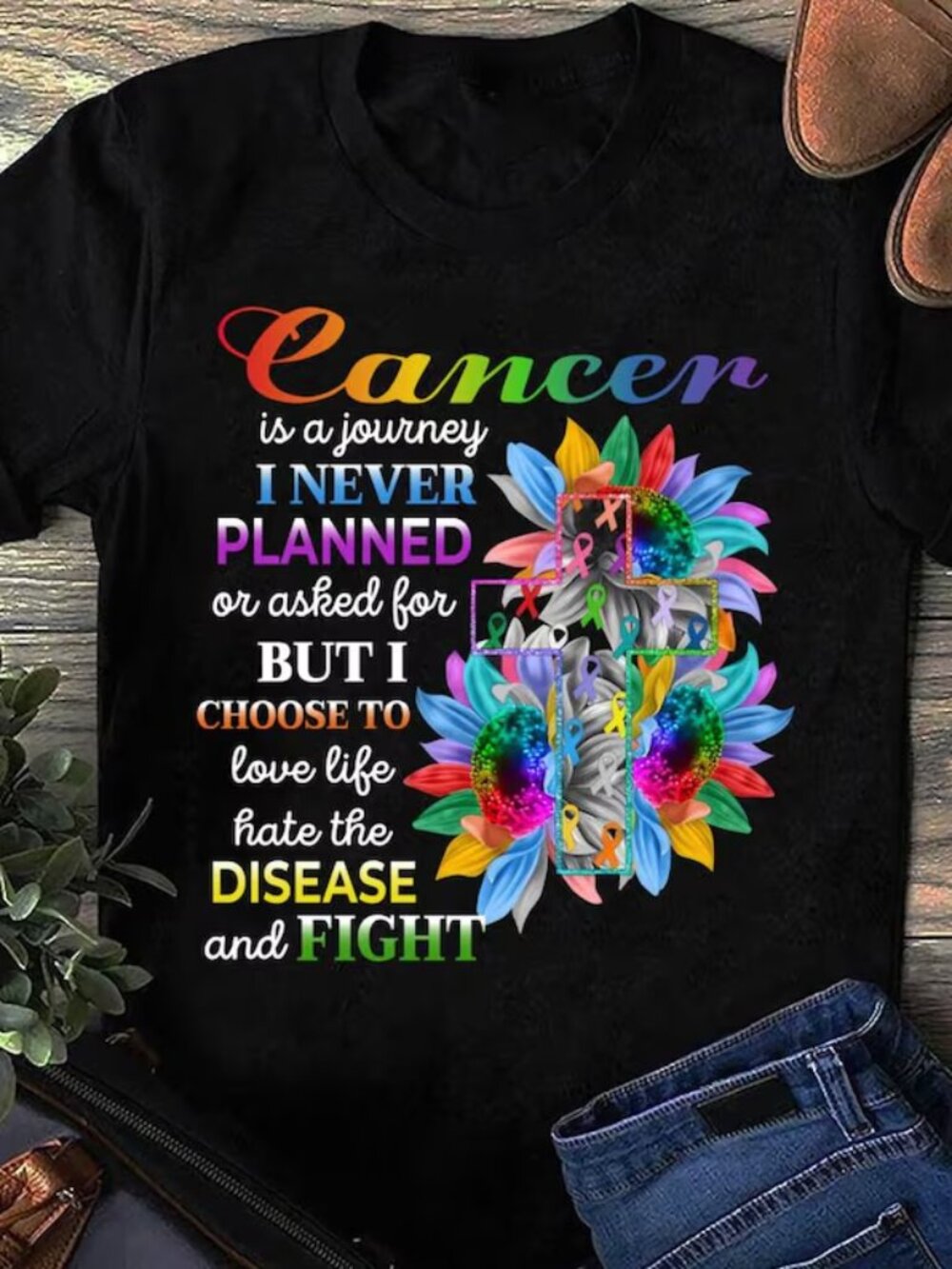 Cancer Is A Journey Cancer Awareness, Cancer T Shirt